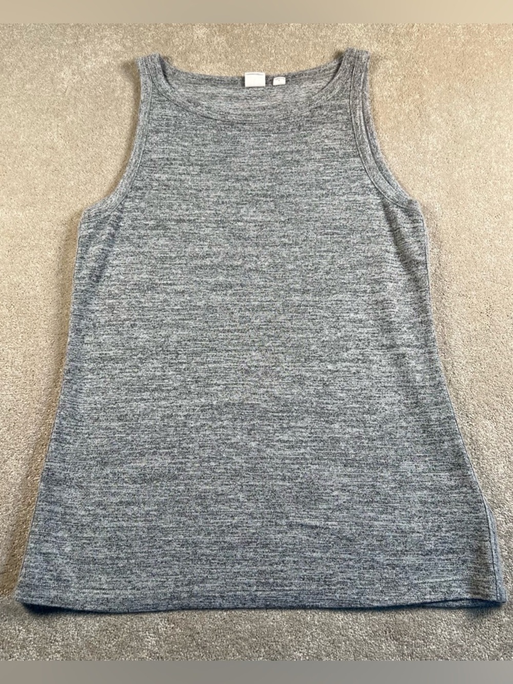 Gap Tank Heathered Gray Basic Sleeveless Casual Stretchy Comfy Women's medium